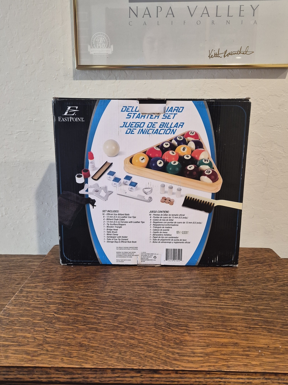 EastPoint Sports Deluxe Billiard Starter Set.